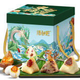 播鲜匠 粽子礼盒 端午节送礼10粽4鸭蛋含蛋黄鲜肉素粽1700g东方粽礼