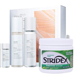 STRIDEX美国施颜适水杨酸棉片刷闭口酸祛痘粉刺控油去角质面部女男黑头肌 0.5%温和型+补水套装