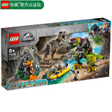 乐高LEGO 侏罗纪 世界 公园 恐龙 儿童拼装积木玩具 男孩礼物 小颗粒 75938 霸王龙大战机甲恐龙