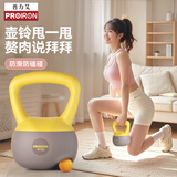 PROIRON普力艾 软壶铃 男女士提壶哑铃壶健身壶铃软底壶铃不怕摔 4KG