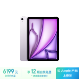Apple/苹果 iPad Air 11英寸 M2芯片 2024年新款平板电脑(Air6/512G WLAN版/MUWP3CH/A)紫色