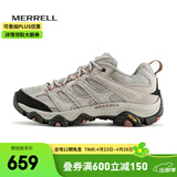 迈乐（Merrell）官方店男女款户外登山徒步鞋减震MOAB 3迈越者轻量防滑耐磨透气 J036346米白（女款） 35