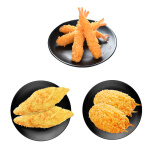 京鲁远洋酥炸小食组合鳕鱼排310g&芙蓉蟹爪250g&芙蓉虾250g