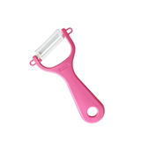 KYOCERA 京瓷苹果削皮器陶瓷瓜果刨片刀水果刮皮刀炫彩削皮器土豆削皮器 FKB粉色