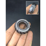 阿尔刻机械C段落指环EDC解压玩具指尖陀螺棘轮戒指手指玩具推牌神器男生 机械指环 车轮枪色