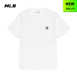 MLB短袖T恤男女时尚夏季休闲经典纯色圆领25新款3ATSB0153-50WHS-M