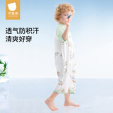 贝肽斯婴儿睡袋防踢被2025新款宝宝一体睡裙纯棉新款后背网眼透气小凉皮