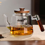 忆壶茶（YIHUTEA）茶壶玻璃煮茶壶养生烧水壶玻璃高硼硅茶壶茶水分离茶壶功夫茶具 【蒸煮双内胆】1100ML透明泡茶壶