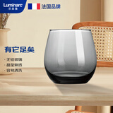 乐美雅（Luminarc）水杯玻璃杯子男士茶杯女士凉水杯高颜值花茶杯320ml*6谜雾灰