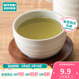 NITORI宜得利家居 品茗主人单杯茶盏酒杯家用日式陶瓷茶具茶壶茶碗茶杯 180ml茶碗 S 象牙白