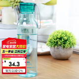 乐扣乐扣（LOCK&LOCK）夏季塑料杯运动水杯水壶杯子男女口杯 550ml 绿色HLC644GRN 550ML