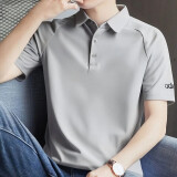 阿迪达斯 （adidas）POLO衫男装夏季快干透气舒适户外运动休闲短袖KB5977 浅灰 M