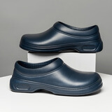 滑克（WAKO）厨师鞋工作鞋防油防水耐磨厨工专用鞋食品车间工鞋厨房专用防滑鞋 深蓝色（防滑防水） 41