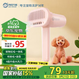 来旺兄弟狗狗吹毛梳宠物吹风机泰迪比熊卷毛猫毛梳拉毛造型一体PD-9990粉