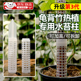 olevo水苔柱龟背竹热植专用白龟蔓绿绒可拼接新型植物攀爬柱支撑杆花架 水苔柱*2支 送连接环*1+地插*1支 【4.5X17cm】