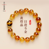 月老祠堂【已过香】黄塔晶手链黄水晶手串女款招财转运生日礼物送女友