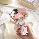 盛世泰堡永生花束香皂花生日礼物礼盒装饰套装手工仿真花送女友