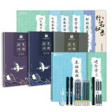 南国书香 凹槽练字帖成人儿童学生初学者楷书字帖硬笔书法钢笔临摹速成练字贴描红行楷体