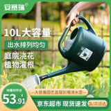 安赛瑞 洒水壶 大容量园艺盆栽长嘴浇水壶 园艺浇花淋花喷壶 10L 530934
