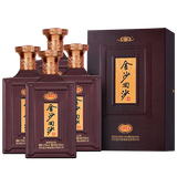 金沙回沙酒 纪年酒1951 酱香型白酒 53度 500ml*4瓶 整箱装 年份老酒
