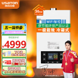阿诗丹顿（USATON）一级能效 冷凝机 燃气壁挂炉天然气地暖锅炉采暖燃气热水器LL1PBD30-L3017S 以旧换新