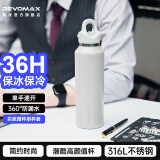 REVOMAX锐虎保温杯男士大容量水杯无螺纹女学生户外车载骑行运动保冷杯子 【316L内胆】格调灰 592ml