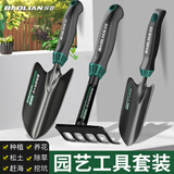 保联园艺小铲子种花工具耙子家用花铲养花挖土种菜沙滩赶海套装铲