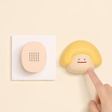 MUID卡通门铃家用无线带电池远距离老人入户门铃呼叫器可爱多音量 露西【趣味声动+即装即用】