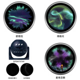 SEGA TOYS日本世嘉HOMESTAR星空投影仪灯第五代MATATAKI闪烁繁星卧室创意生 Matataki 极光之行3盘套餐（如图