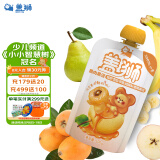盖狮枇杷雪梨苹果威廉梨果肉果泥袋装果汁100g享宝宝辅食谱