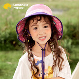 柠檬宝宝lemonkid儿童遮阳帽春夏男女童可爱宝宝防晒帽薄 星际独角兽 52cm