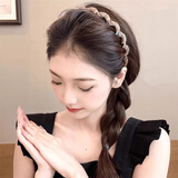 向晚发箍带齿波浪发箍女刘海碎发发卡女高颅顶发卡不勒头发箍发饰礼物