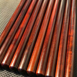 美克杰小叶紫檀原木老料太极实木紫檀木健身武术把玩防身木棒棍圆棍木棍 长度110直径2.8