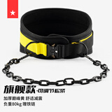 劳拉之星 0841引体向上负重腰带片腰带上半身力量加重片健美房运动腰带 旗舰款/加厚巅峰黄/舒适减震