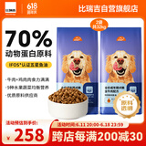 比瑞吉爱不将就系列狗粮中大型小型犬成犬粮16kg*2添加鱼油