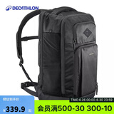 迪卡侬双肩背包NH500商务通勤出差户外旅行电脑书包32L黑-4335209