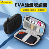 帝伊工坊移动固态硬盘收纳盒适用SanDisk闪迪E30/E60/E61/E62/E80/E81/E90优U盘数据线数码配件EVA收纳包