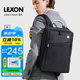乐上（LEXON）法国品牌双肩包14英寸商务电脑包男防泼水背包通勤笔记本书包礼物