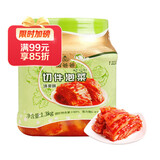 富爸爸 切件泡菜1300g/瓶 韩式辣白菜酱菜咸菜下饭菜
