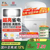 FSL佛山照明灯泡LED节能灯 大功率室内照明16WE27柱形 白光6500K