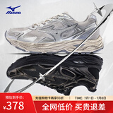 美津浓（MIZUNO）【RACER S】软底轻便运动跑步鞋男女同款缓震透气休闲慢跑鞋 18/脏脏银 37 (235mm)