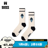 Happy Socks春夏款袜子女男袜多巴胺运动新年棉袜中筒袜 冰激淋 1双 M 36-40