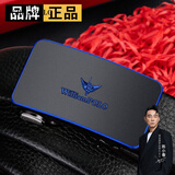 WILLIAMPOLO保罗皮带男真皮头层牛皮腰带男士磨砂商务裤带父亲节礼物送爸爸 蓝色 内扣 115cm 其他尺寸联系客服