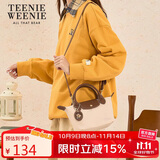 Teenie Weenie单肩小熊饺子包通勤开学季礼物托特斜跨包送女友