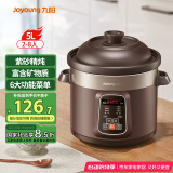 九阳（Joyoung）电炖锅电炖盅5L大容量紫砂预约电砂锅 多功能锅 智能定时精炖煮粥煲汤锅DG50Z-GD510