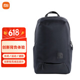 小米（MI）休闲运动双肩包 男女笔记本电脑包 时尚背包学生书包 黑色
