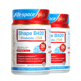 Life Space益倍适成人B420 PLUS超燃益生菌胶囊50粒*2瓶澳洲进口