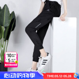 阿迪达斯（adidas） 女裤运动裤 25夏新款跑步训练薄款梭织裤子冰丝快干透气休闲长裤 单层束脚/反光细节/主推款 S 【160建议体重95-110斤】