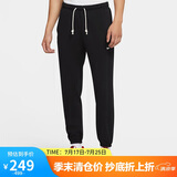 耐克（NIKE）男运动裤 春秋针织束脚休闲裤 舒适休闲 CK6366-010 黑 L