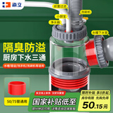 海立厨房下水三通接头排水管道防臭神器多功能集成密封塞封口器GF251 